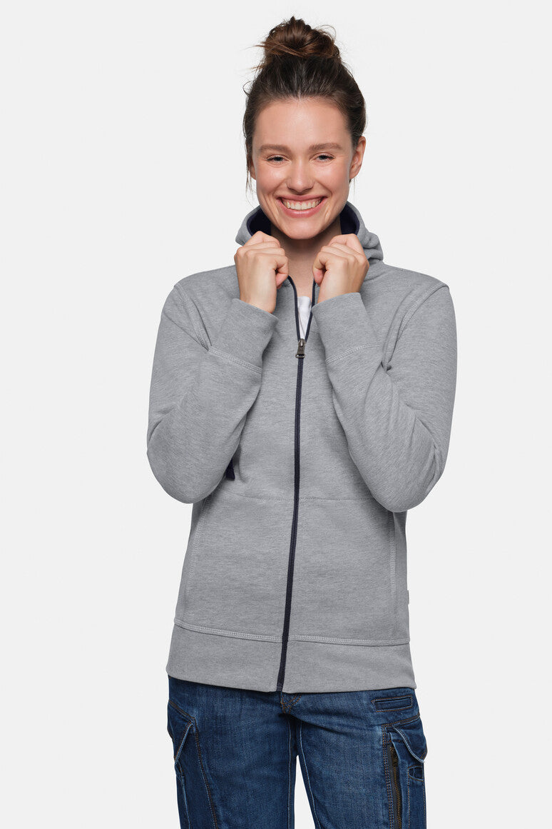 NO. 255 HAKRO DAMEN KAPUZENJACKE BONDED Gr. XS - 3XL
