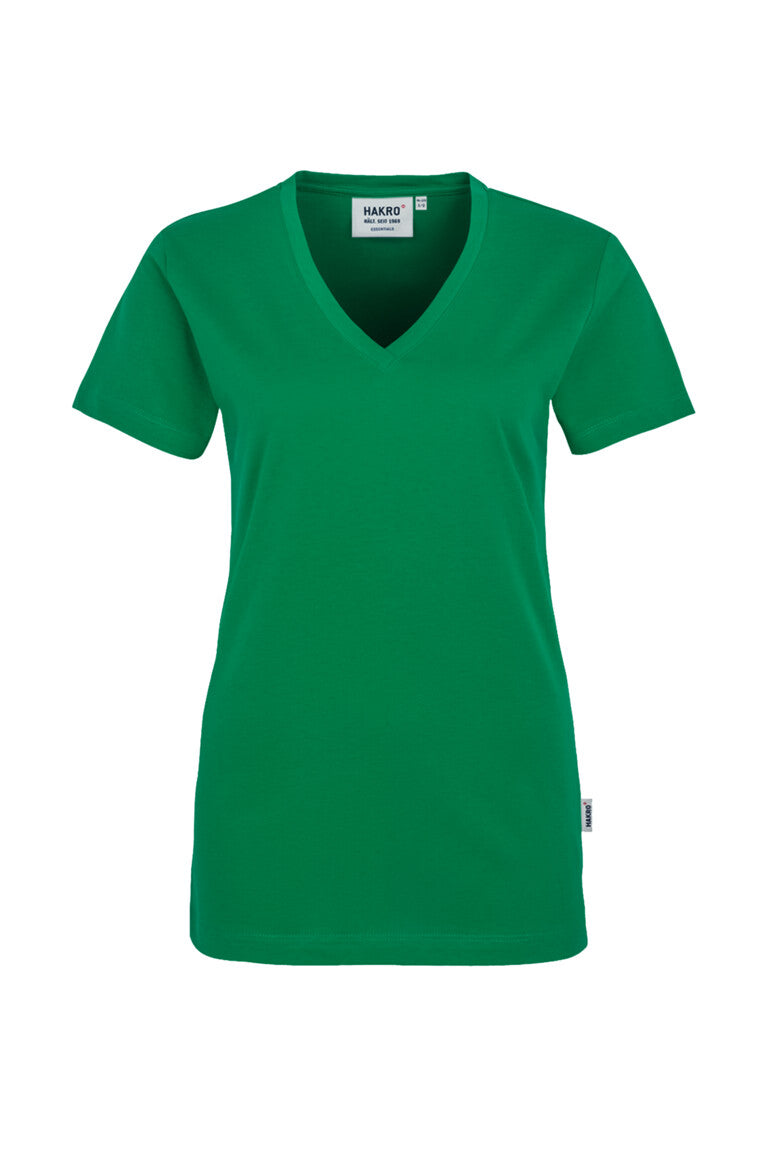 NO. 126  HAKRO DAMEN V-SHIRT CLASSIC Gr. XS - 6XL