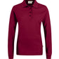 NO. 215  HAKRO DAMEN LONGSLEEVE-POLOSHIRT MIKRALINAR® Gr. XS - 6XL