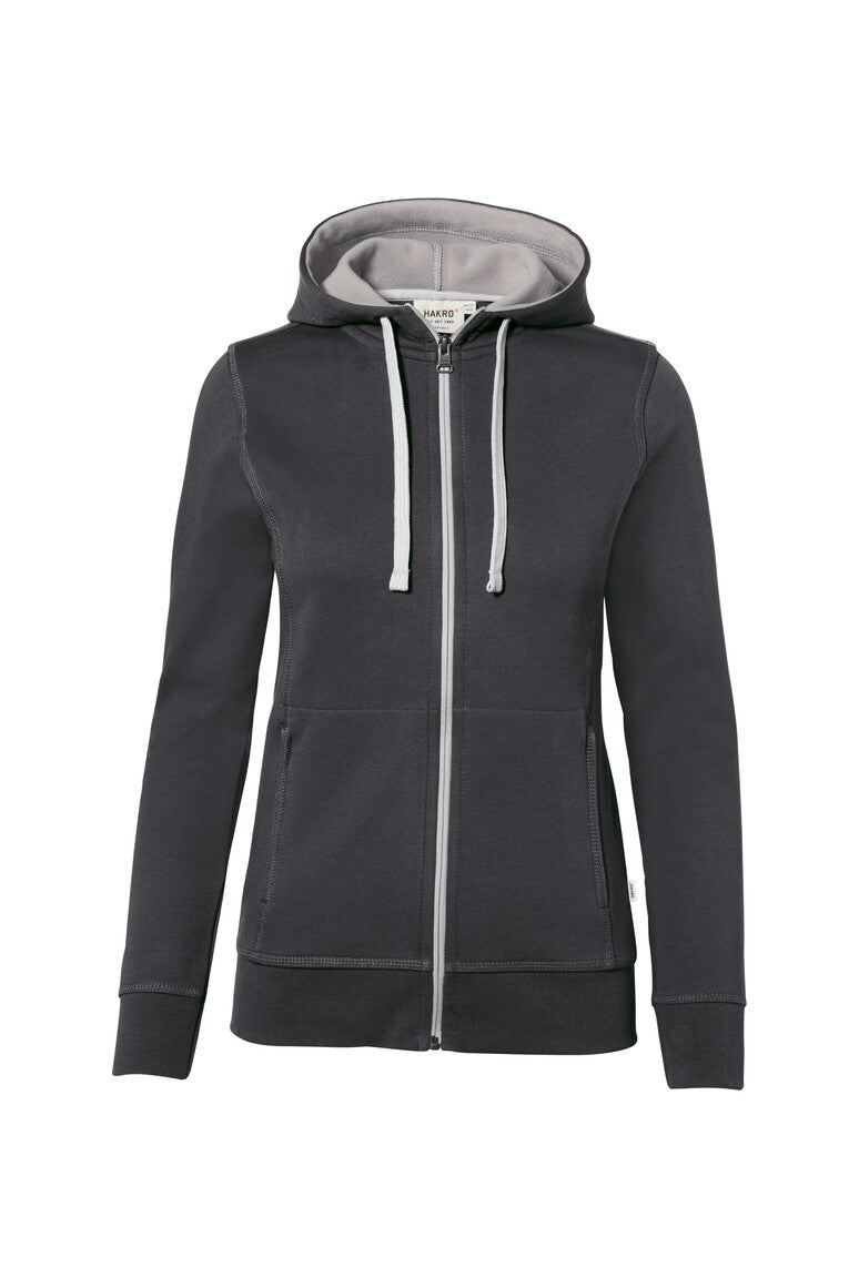 NO. 255  HAKRO DAMEN KAPUZENJACKE BONDED Gr. XS - 3XL