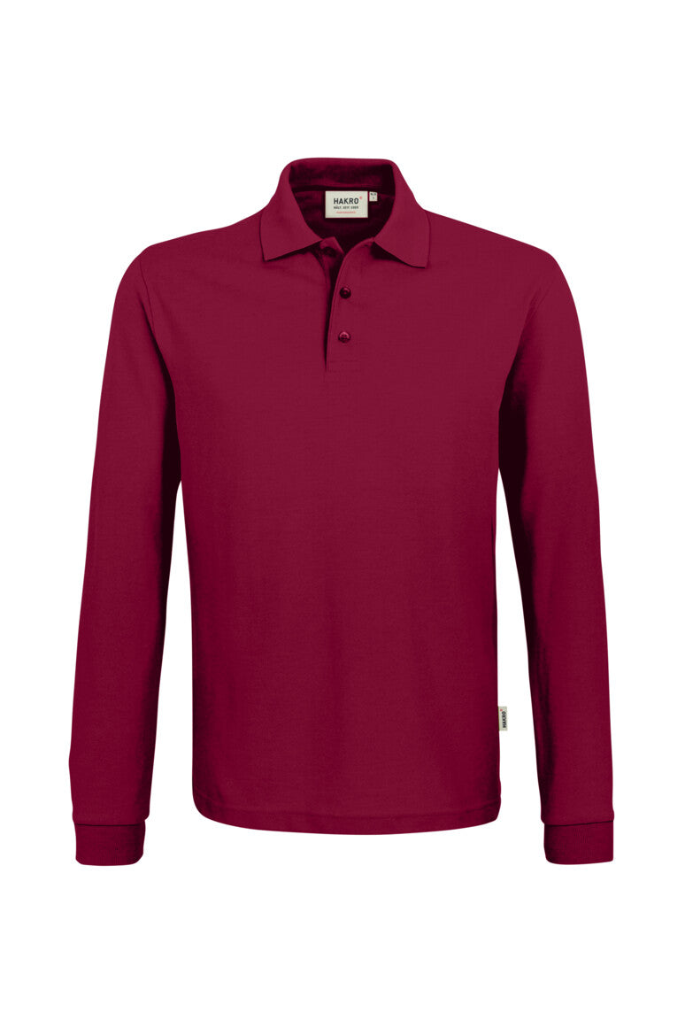 NO. 815  HAKRO HERREN LONGSLEEVE-POLOSHIRT MIKRALINAR® Gr. XS - 6XL