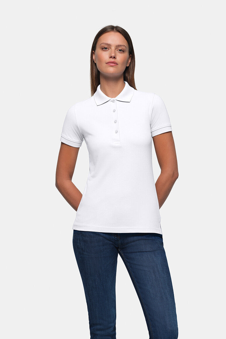 NO. 110  HAKRO DAMEN POLOSHIRT CLASSIC Gr. XS - 3XL