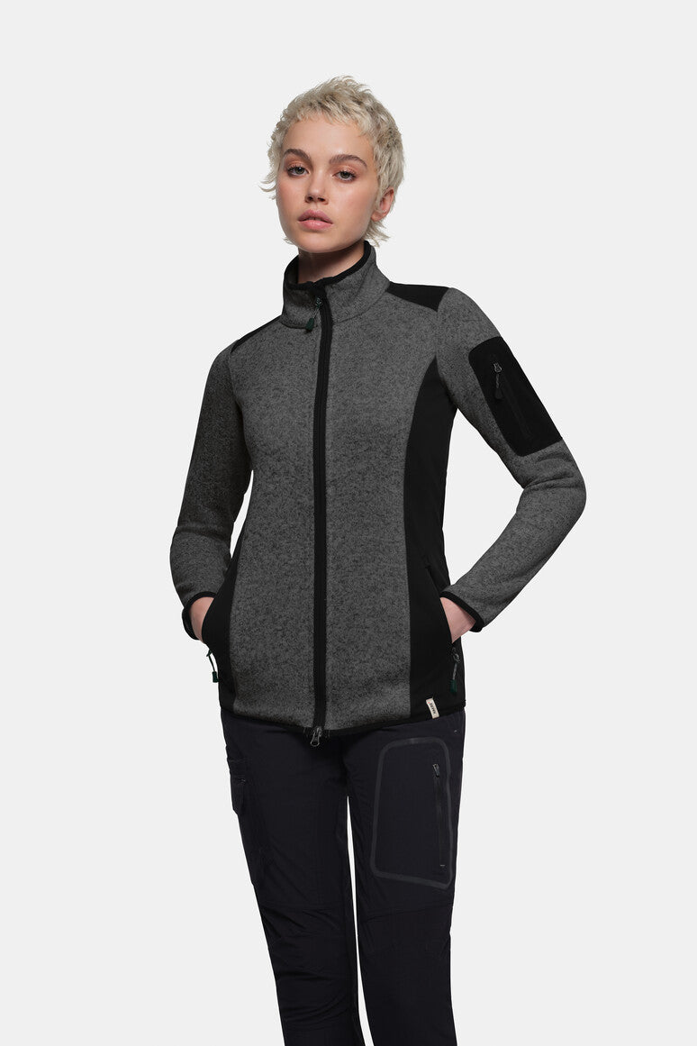 NO. 236  HAKRO DAMEN STRICKFLEECEJACKE CHURCHILL Gr. XS - 3XL