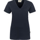 NO. 126  HAKRO DAMEN V-SHIRT CLASSIC Gr. XS - 6XL