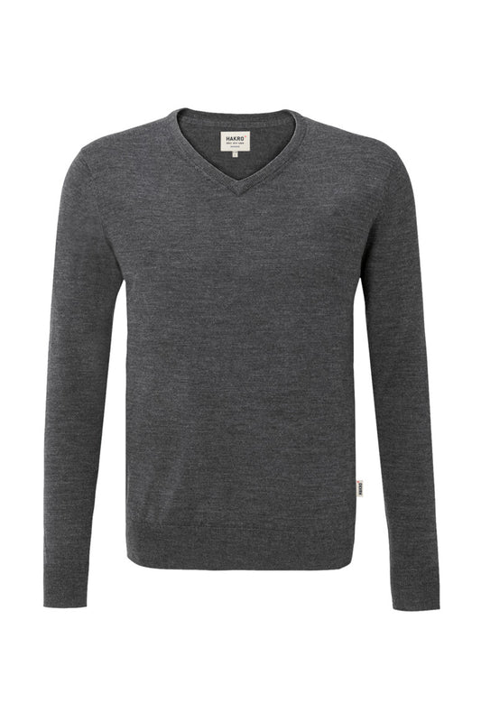 NO. 144  HAKRO UNISEX V-PULLOVER MERINO-WOLLE Gr. XS - 3XL