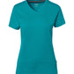 NO. 169  HAKRO COTTON TEC® DAMEN V-SHIRT Gr. XS - 3XL