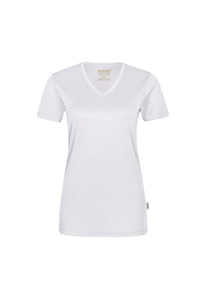 NO. 187  HAKRO DAMEN V-SHIRT COOLMAX® Gr. XS - 3XL