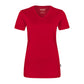 NO. 187  HAKRO DAMEN V-SHIRT COOLMAX® Gr. XS - 3XL