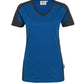NO. 190  HAKRO DAMEN V-SHIRT CONTRAST MIKRALINAR® Gr. XS - 6XL