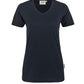 NO. 190  HAKRO DAMEN V-SHIRT CONTRAST MIKRALINAR® Gr. XS - 6XL