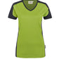NO. 190  HAKRO DAMEN V-SHIRT CONTRAST MIKRALINAR® Gr. XS - 6XL
