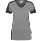 NO. 190  HAKRO DAMEN V-SHIRT CONTRAST MIKRALINAR® Gr. XS - 6XL