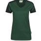 NO. 190  HAKRO DAMEN V-SHIRT CONTRAST MIKRALINAR® Gr. XS - 6XL