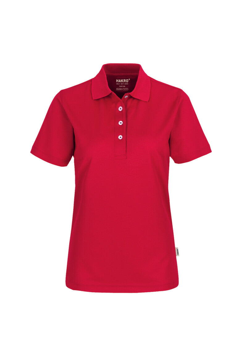 NO. 206  HAKRO DAMEN POLOSHIRT COOLMAX® Gr. XS - 3XL
