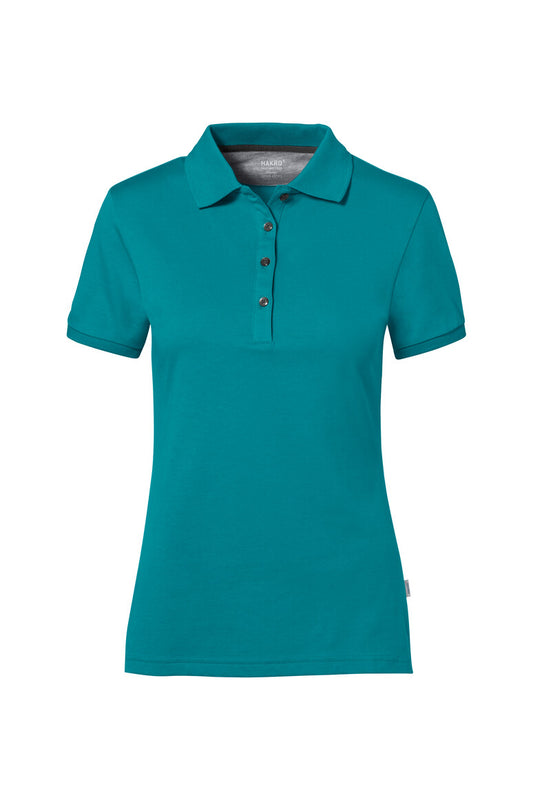 NO. 214  HAKRO COTTON TEC® DAMEN POLOSHIRT Gr. XS - 3XL
