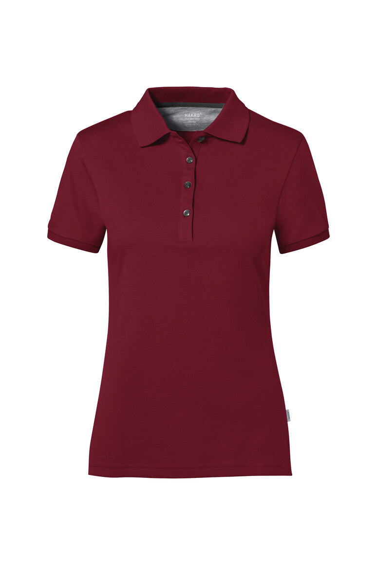 NO. 214  HAKRO COTTON TEC® DAMEN POLOSHIRT Gr. XS - 3XL