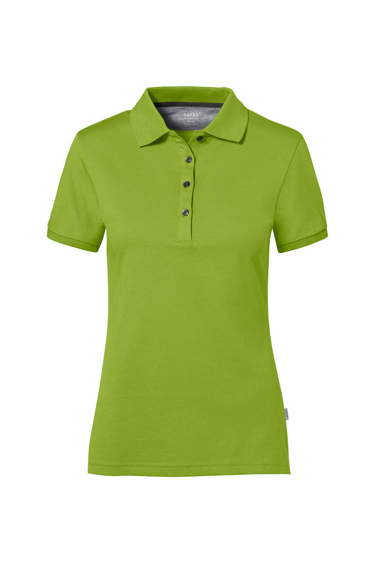 NO. 214  HAKRO COTTON TEC® DAMEN POLOSHIRT Gr. XS - 3XL