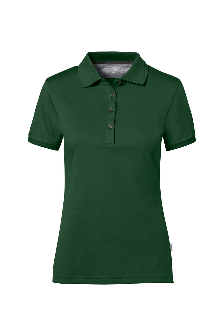 NO. 214  HAKRO COTTON TEC® DAMEN POLOSHIRT Gr. XS - 3XL