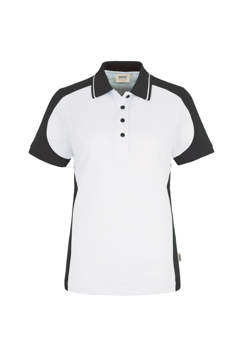 NO. 239  HAKRO DAMEN POLOSHIRT CONTRAST MIKRALINAR® Gr. XS - 6XL