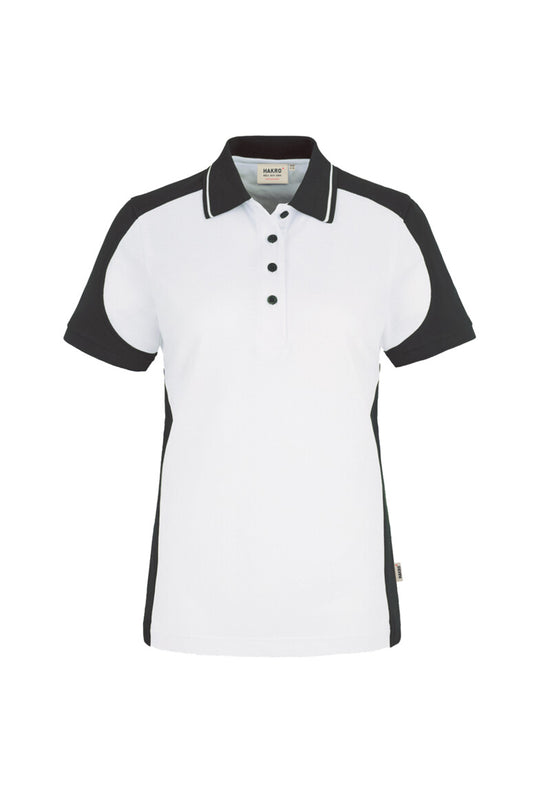 NO. 239  HAKRO DAMEN POLOSHIRT CONTRAST MIKRALINAR® Gr. XS - 6XL