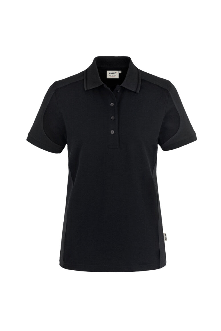NO. 239  HAKRO DAMEN POLOSHIRT CONTRAST MIKRALINAR® Gr. XS - 6XL