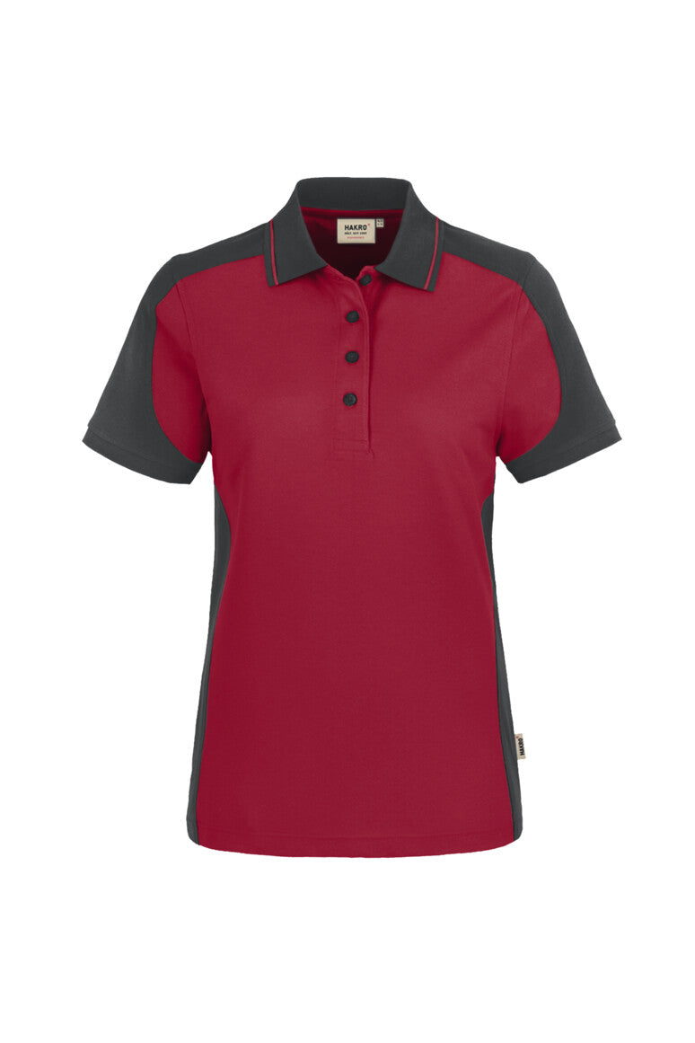 NO. 239  HAKRO DAMEN POLOSHIRT CONTRAST MIKRALINAR® Gr. XS - 6XL