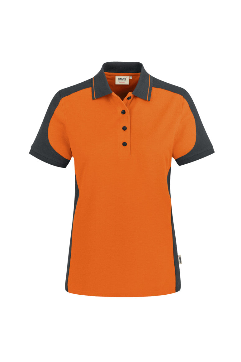 NO. 239  HAKRO DAMEN POLOSHIRT CONTRAST MIKRALINAR® Gr. XS - 6XL