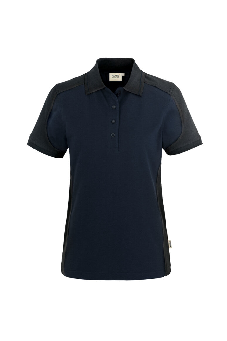 NO. 239  HAKRO DAMEN POLOSHIRT CONTRAST MIKRALINAR® Gr. XS - 6XL