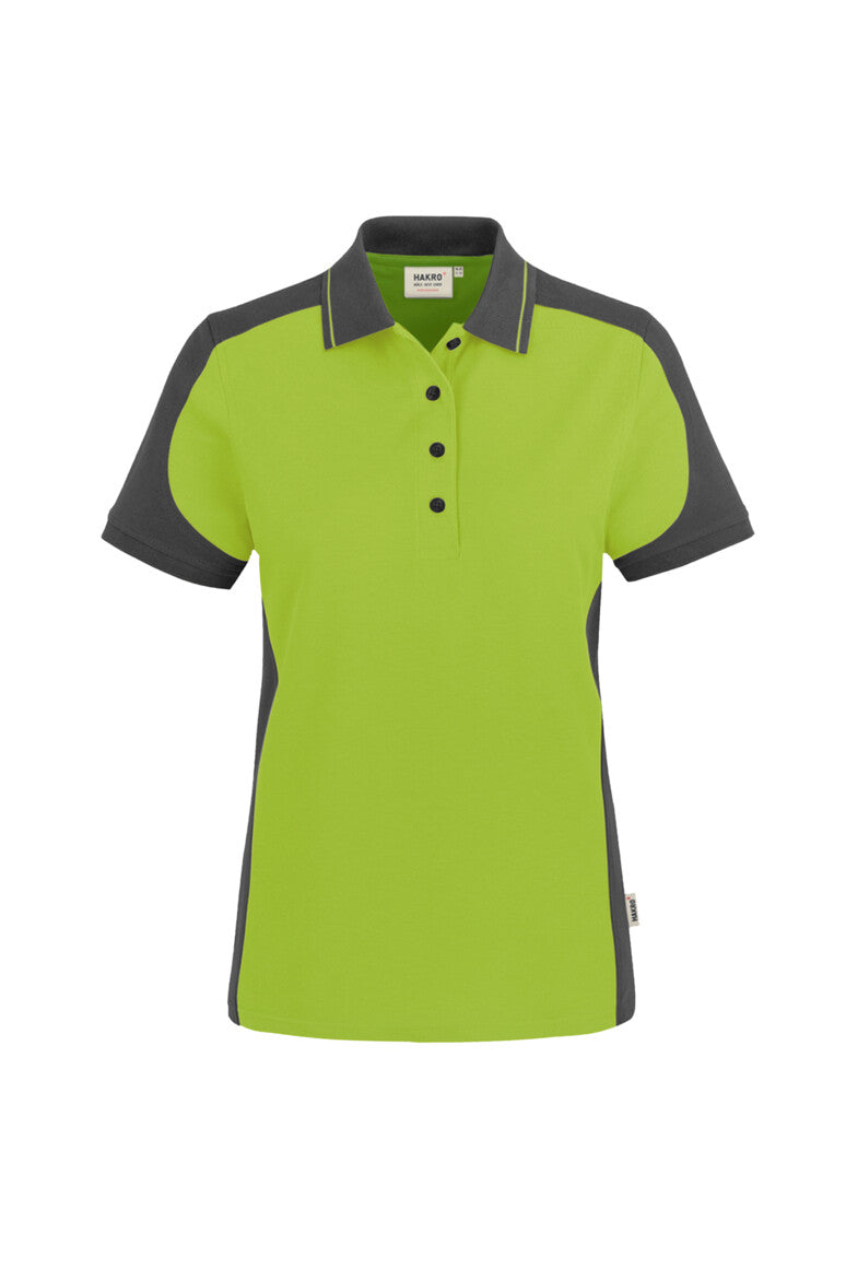 NO. 239  HAKRO DAMEN POLOSHIRT CONTRAST MIKRALINAR® Gr. XS - 6XL