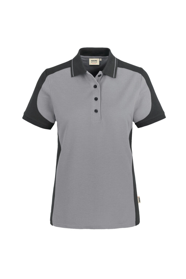 NO. 239  HAKRO DAMEN POLOSHIRT CONTRAST MIKRALINAR® Gr. XS - 6XL