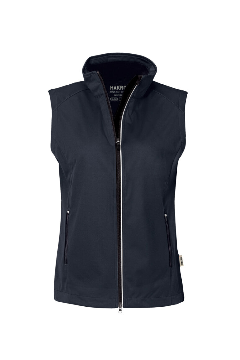 NO. 254 HAKRO DAMEN LIGHT-SOFTSHELLWESTE SARINA Gr. XS - 6XL