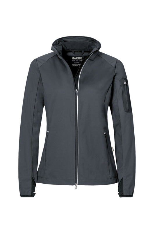 NO. 256  HAKRO DAMEN LIGHT-SOFTSHELLJACKE SIDNEY Gr. XS - 6XL