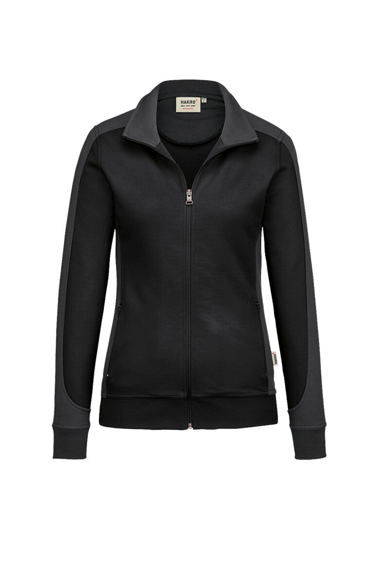 NO. 277  HAKRO DAMEN SWEATJACKE CONTRAST MIKRALINAR® Gr. XS - 6XL