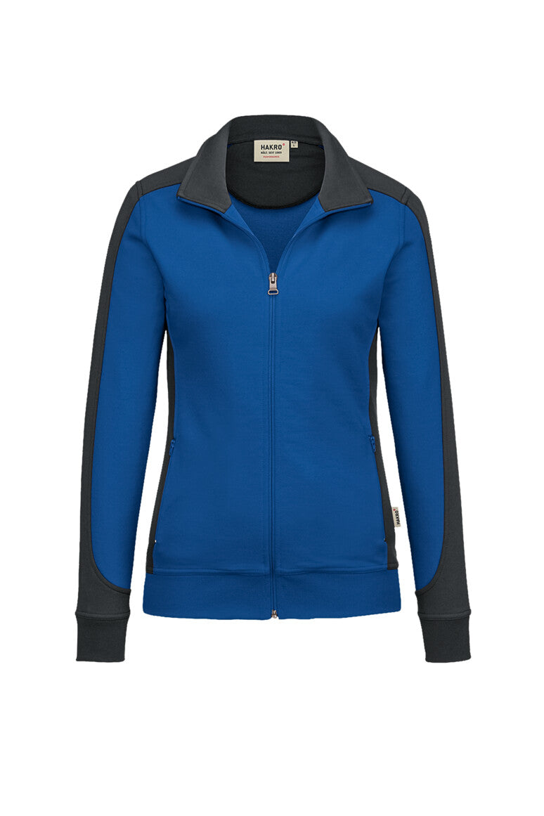 NO. 277  HAKRO DAMEN SWEATJACKE CONTRAST MIKRALINAR® Gr. XS - 6XL