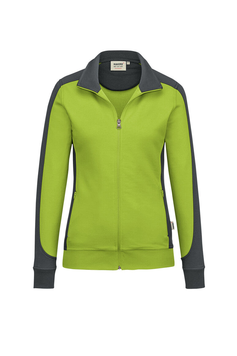 NO. 277  HAKRO DAMEN SWEATJACKE CONTRAST MIKRALINAR® Gr. XS - 6XL