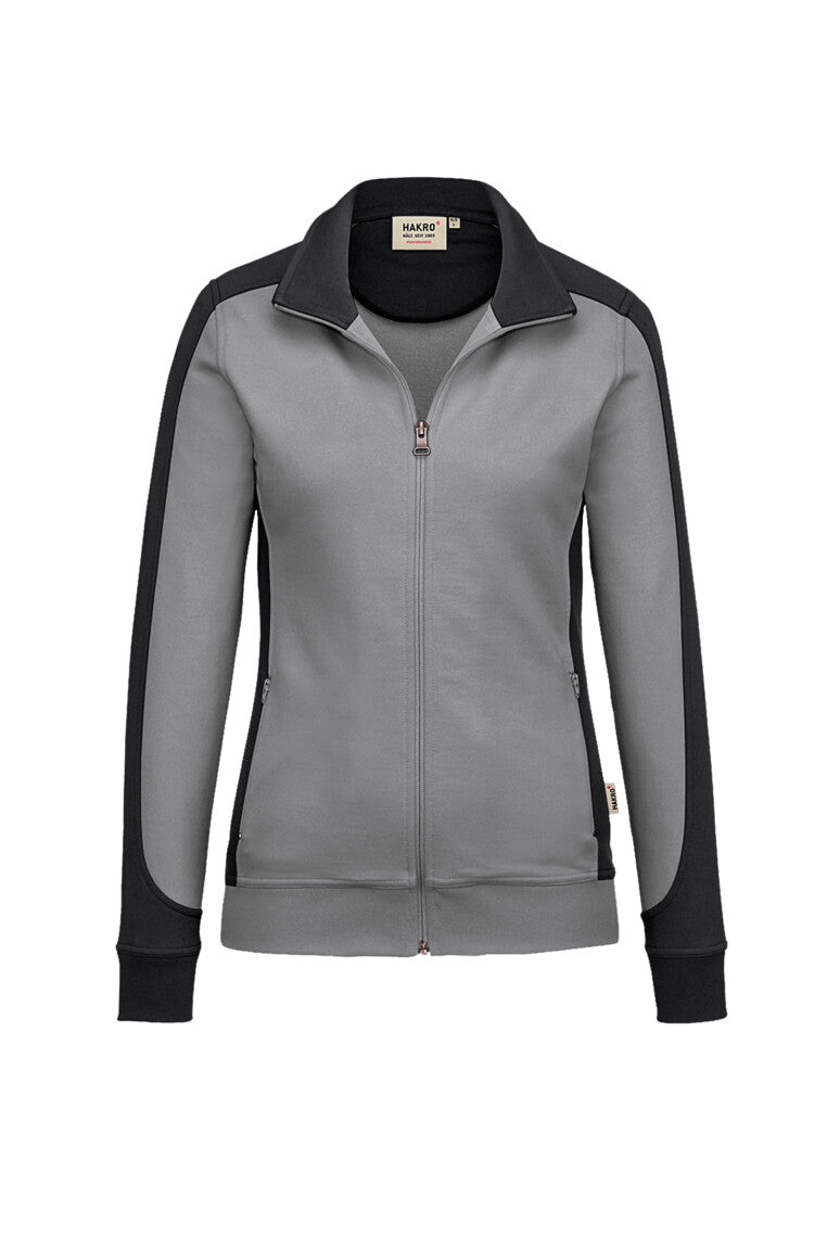 NO. 277  HAKRO DAMEN SWEATJACKE CONTRAST MIKRALINAR® Gr. XS - 6XL