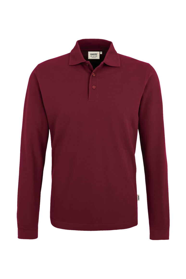 NO. 820  HAKRO UNISEX LONGSLEEVE-POLOSHIRT CLASSIC Gr. XS - 3XL