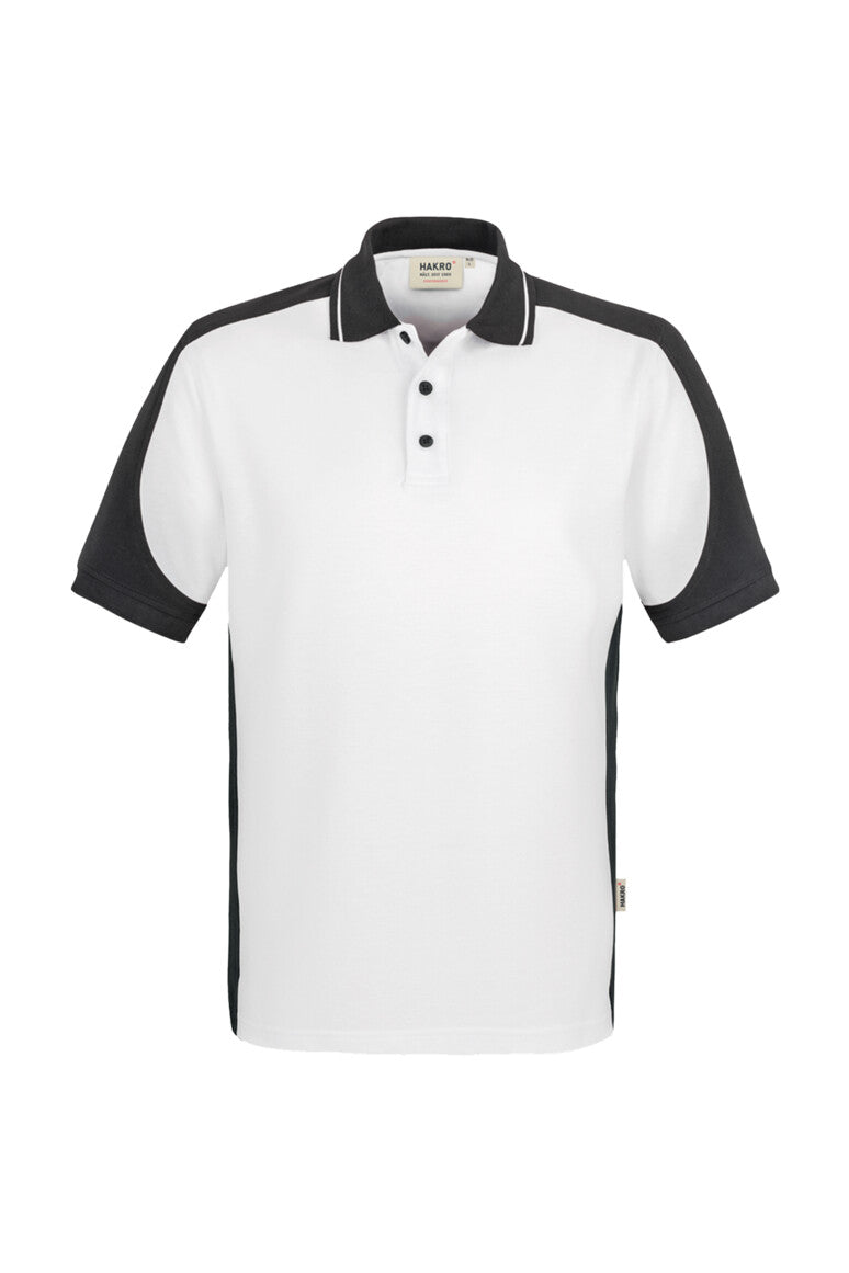NO. 839  HAKRO HERREN POLOSHIRT CONTRAST MIKRALINAR® Gr. XS - 6XL