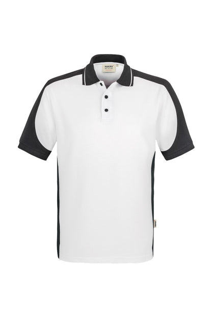 NO. 839  HAKRO HERREN POLOSHIRT CONTRAST MIKRALINAR® Gr. XS - 6XL