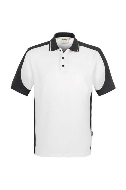 NO. 839  HAKRO HERREN POLOSHIRT CONTRAST MIKRALINAR® Gr. XS - 6XL