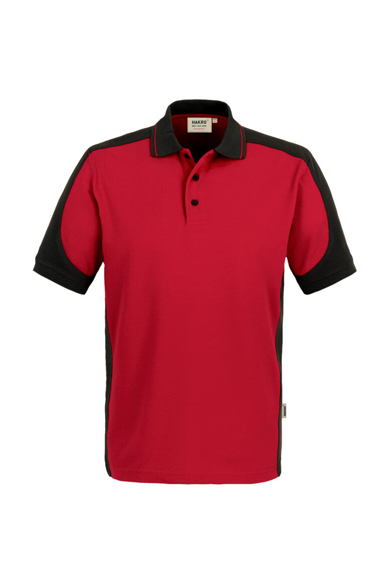 NO. 839  HAKRO HERREN POLOSHIRT CONTRAST MIKRALINAR® Gr. XS - 6XL