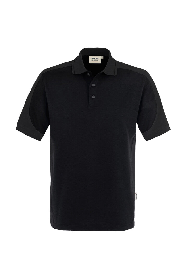 NO. 839  HAKRO HERREN POLOSHIRT CONTRAST MIKRALINAR® Gr. XS - 6XL