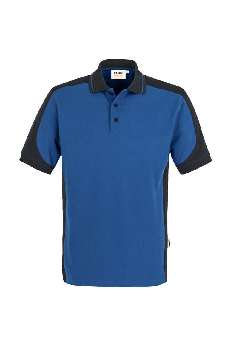 NO. 839  HAKRO HERREN POLOSHIRT CONTRAST MIKRALINAR® Gr. XS - 6XL