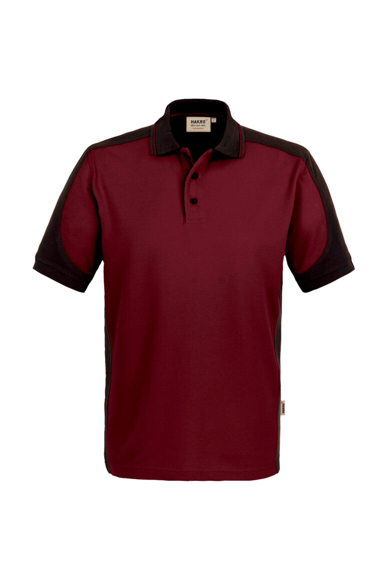 NO. 839  HAKRO HERREN POLOSHIRT CONTRAST MIKRALINAR® Gr. XS - 6XL