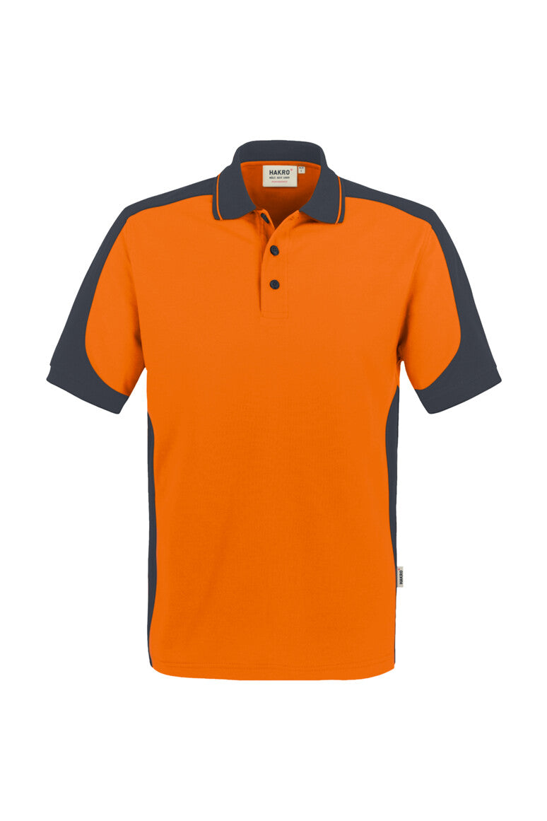 NO. 839  HAKRO HERREN POLOSHIRT CONTRAST MIKRALINAR® Gr. XS - 6XL