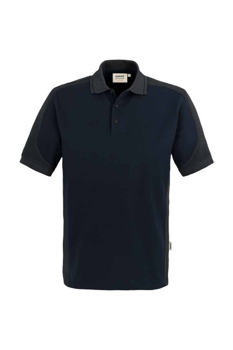 NO. 839  HAKRO HERREN POLOSHIRT CONTRAST MIKRALINAR® Gr. XS - 6XL