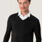 NO. 143 HAKRO UNISEX V-PULLOVER PREMIUM-BAUMWOLLE Gr. XS - 3XL
