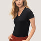 NO. 172  HAKRO DAMEN V-SHIRT STRETCH GR. XS - 3XL