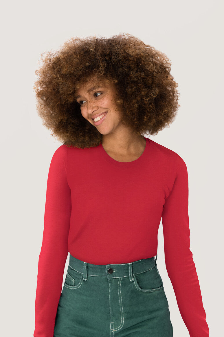 NO. 178  HAKRO DAMEN LONGSLEEVE CLASSIC Gr. XS - 3XL