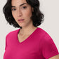 NO. 181  HAKRO DAMEN V-SHIRT MIKRALINAR® Gr. XS - XL